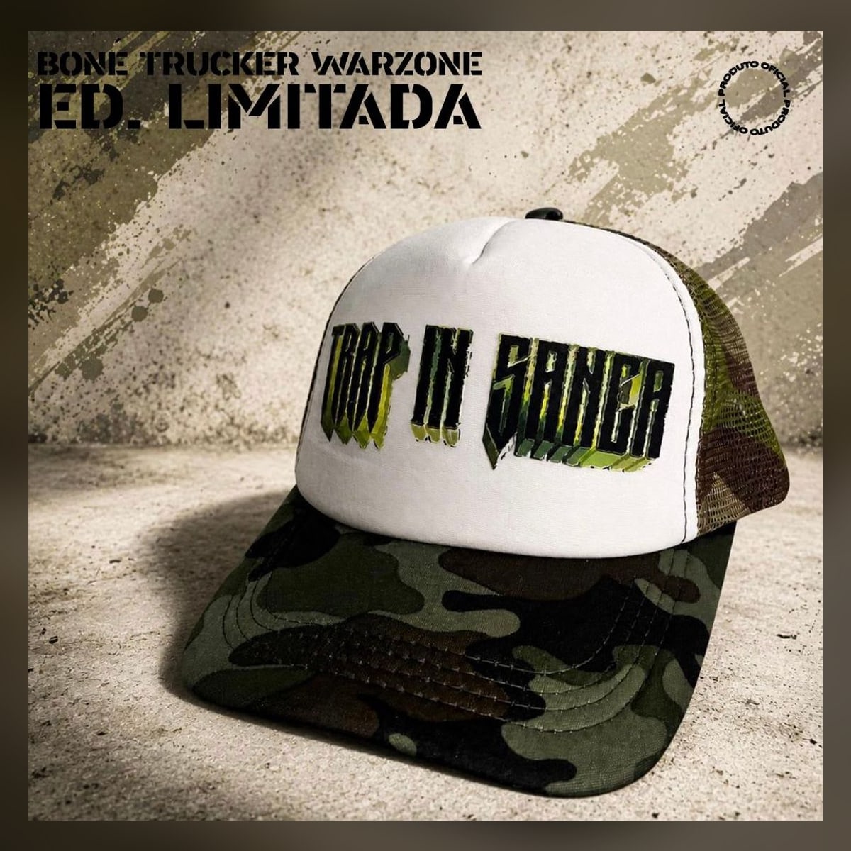 Boné Trucker Warzone · Ed. Limitada